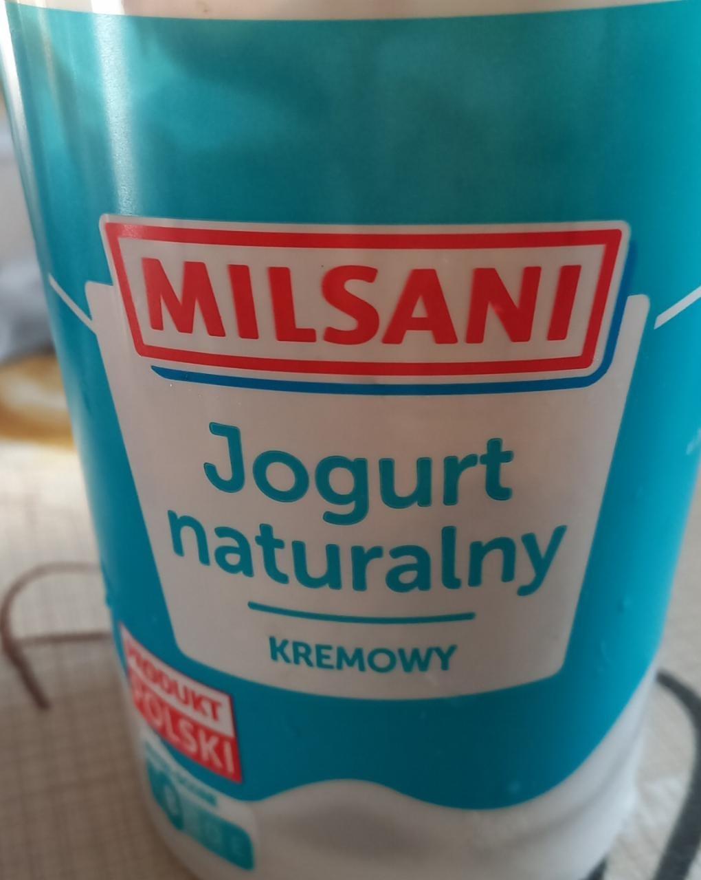 Fotografie - Jogurt naturalny kremowy Milsani