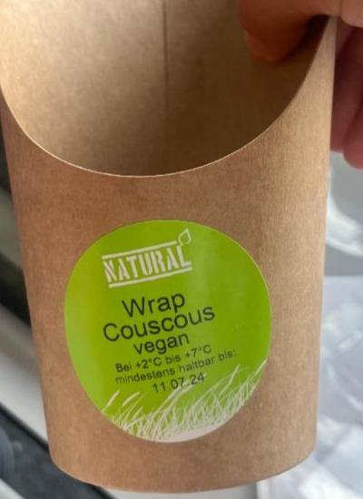 Fotografie - Wrap couscous vegan Natural
