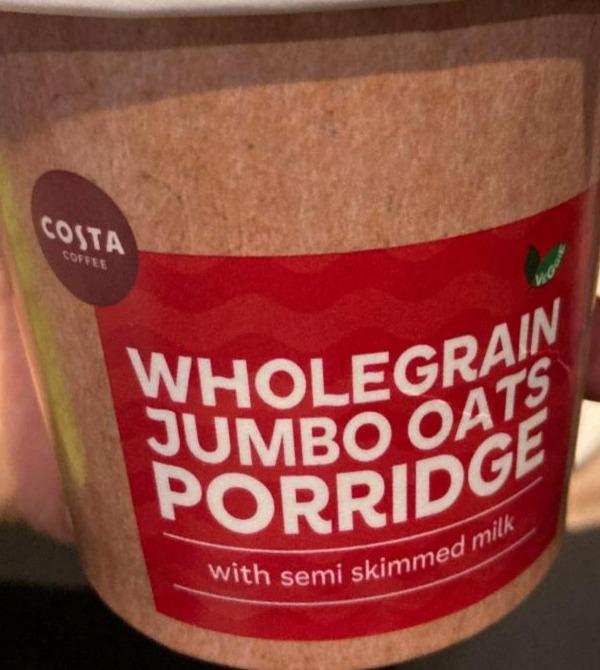 Fotografie - Wholegrain jumbo oats porridge Costa Coffee