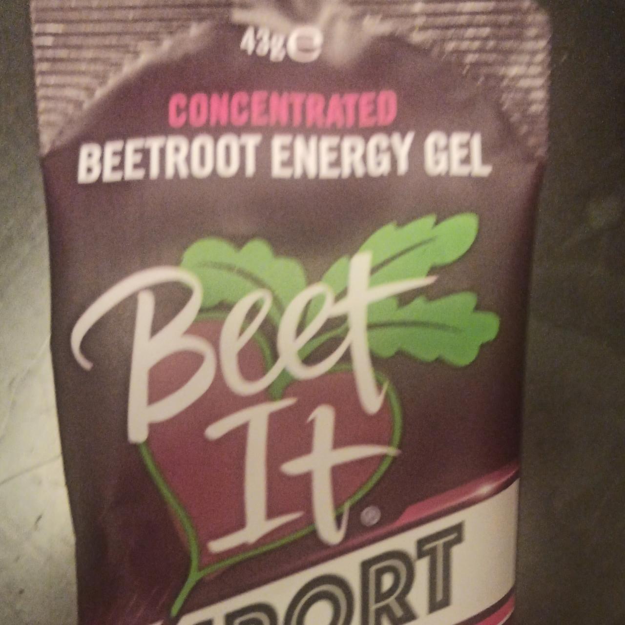 Fotografie - Concentrated beetroot energy gel Beet It Sport