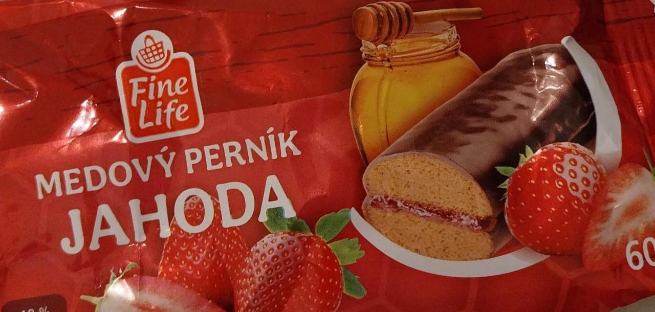 Fotografie - Medový perník jahoda Fine Life