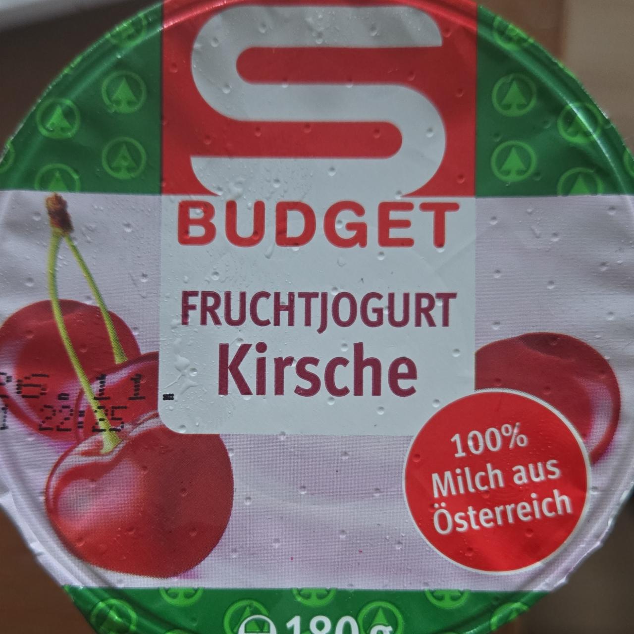 Fotografie - Fruchtjogurt Kirsche S Budget