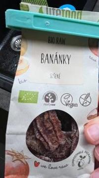 Fotografie - Bio raw banánky sušené Lifefood