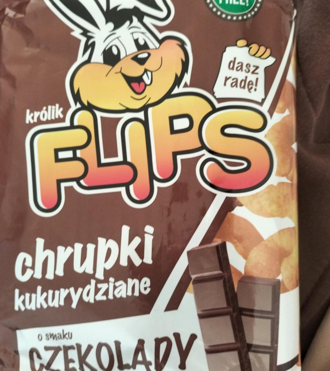 Fotografie - Chrupki kukurydziane o smaku czekolady Flips