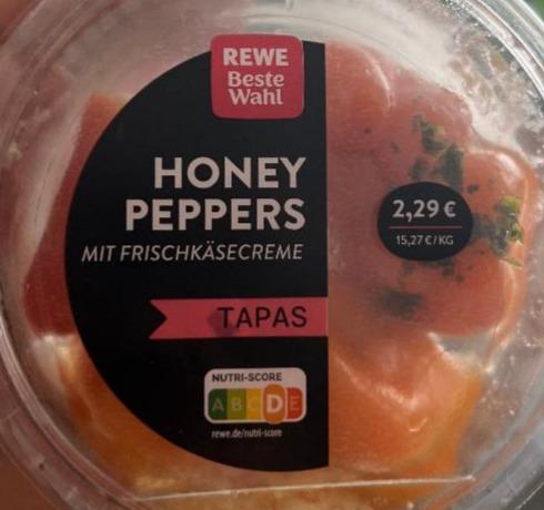 Fotografie - Honey peppers mit frischkäsecreme tapas Rewe beste wahl