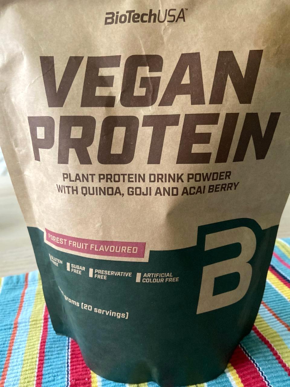 Fotografie - Vegan Protein Quinoa, Goji and Acai berry BioTechUSA