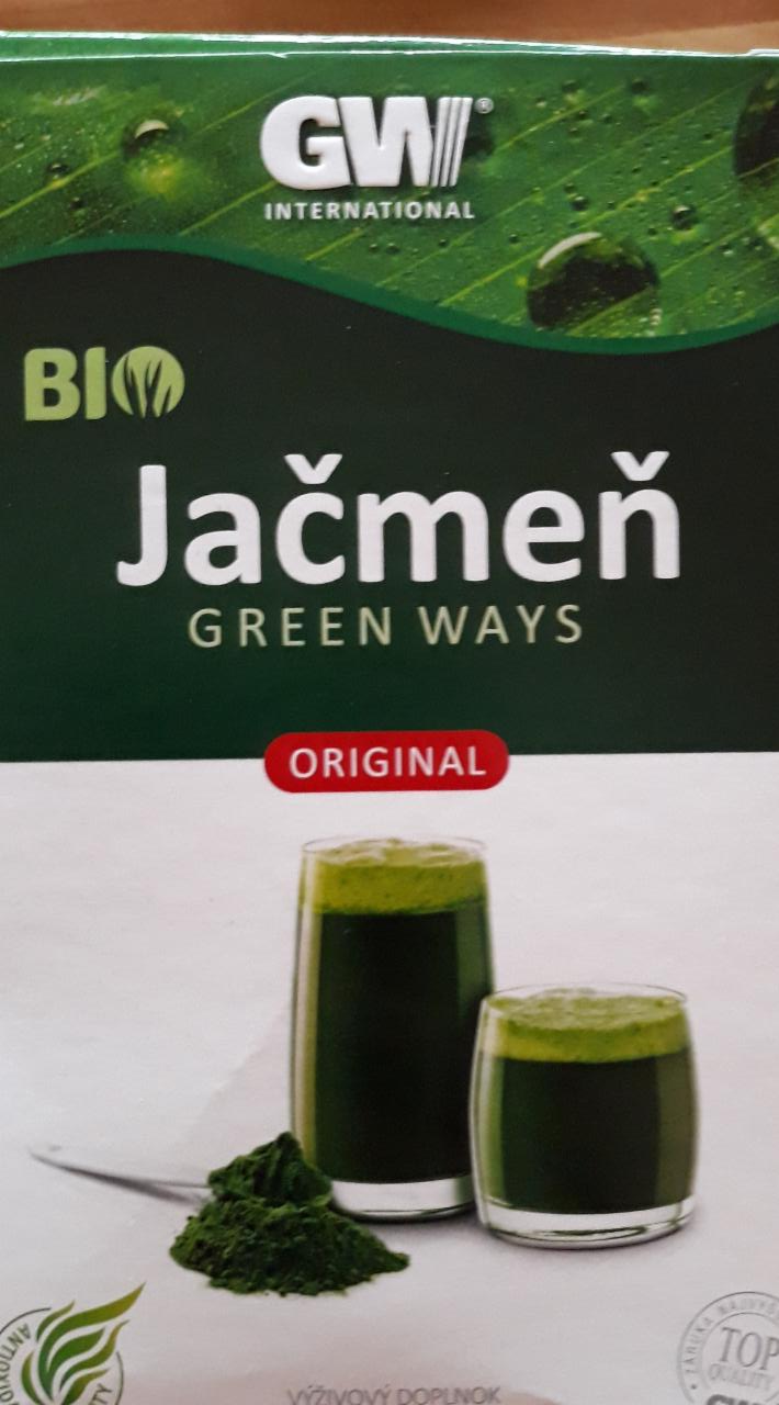 Fotografie - Bio ječmen green ways original GW international