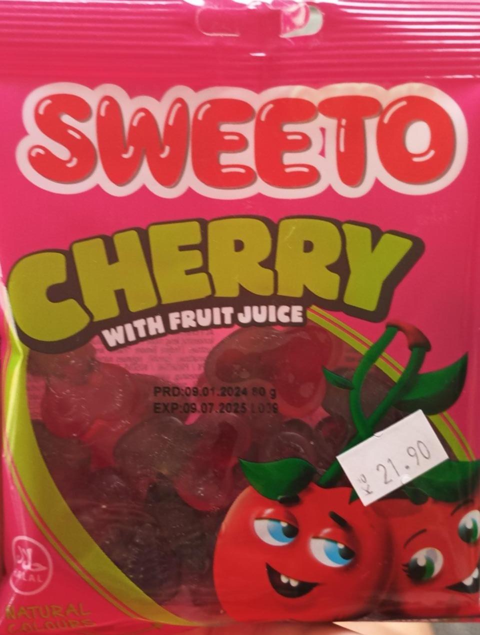 Fotografie - Cherry with fruit juice Sweeto