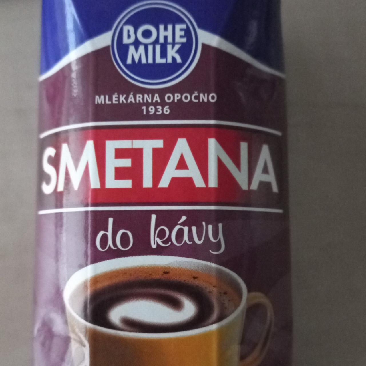 Fotografie - Smetana do kávy Bohemilk 10% tuku