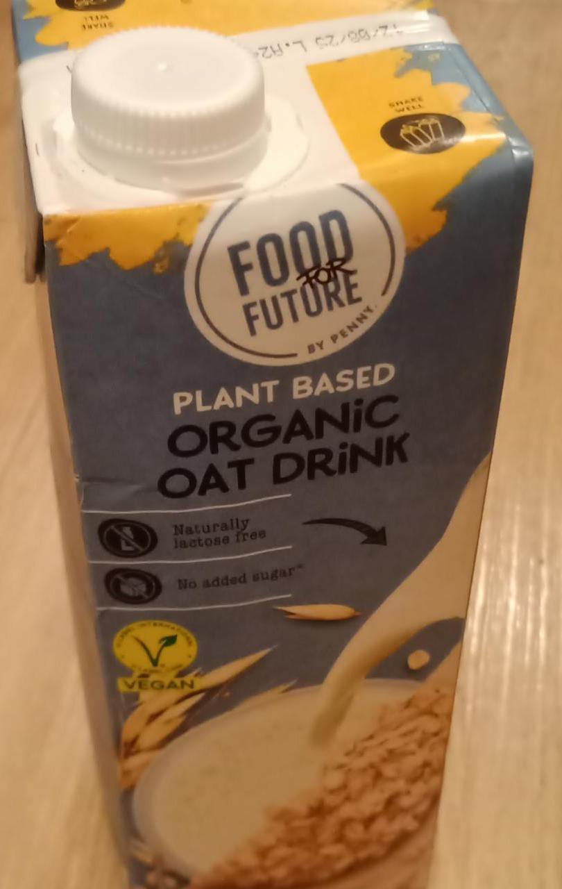 Fotografie - Plant based organic oat drink Food for Future