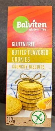 Fotografie - Gluten free butter flavored cookies crunchy biscuits Balviten