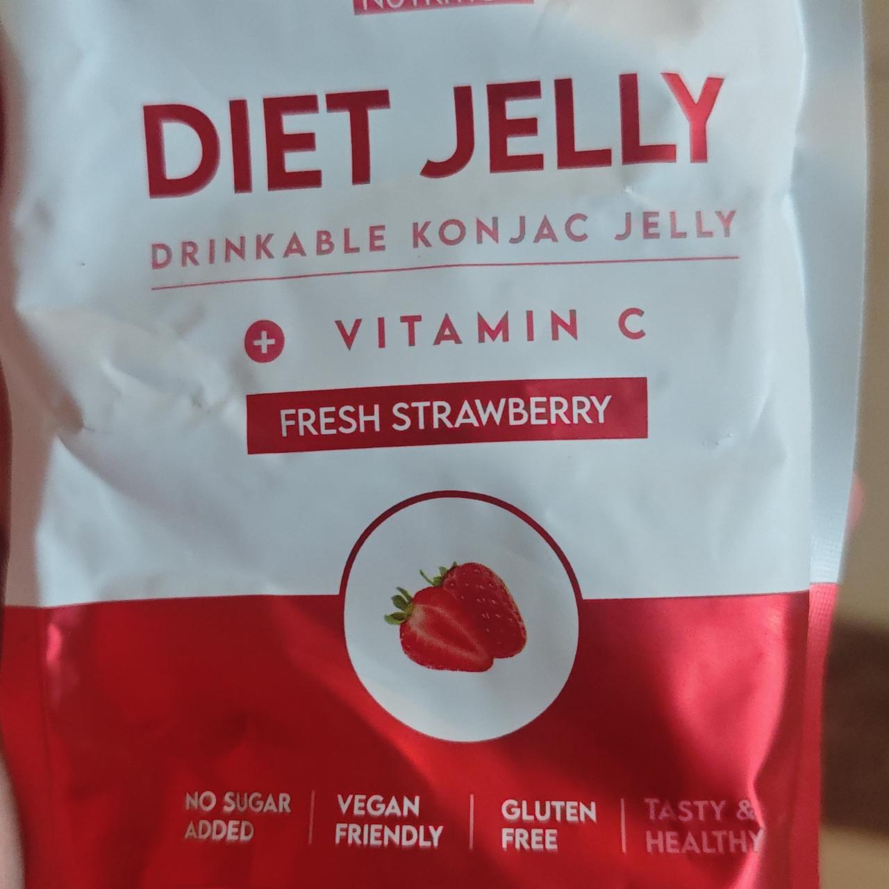 Fotografie - Diet jelly fresh strawberry Be keto