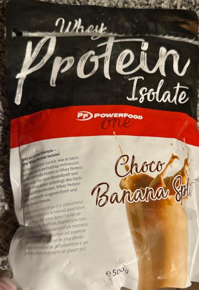 Fotografie - Whey protein isolate choco banana split Powerfood