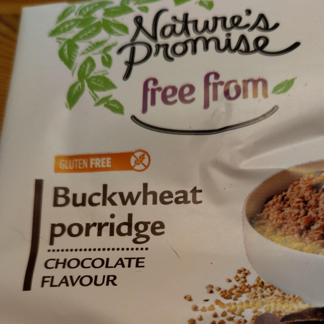 Fotografie - Buckwheat porridge chocolate flavour gluten free Nature's Promise