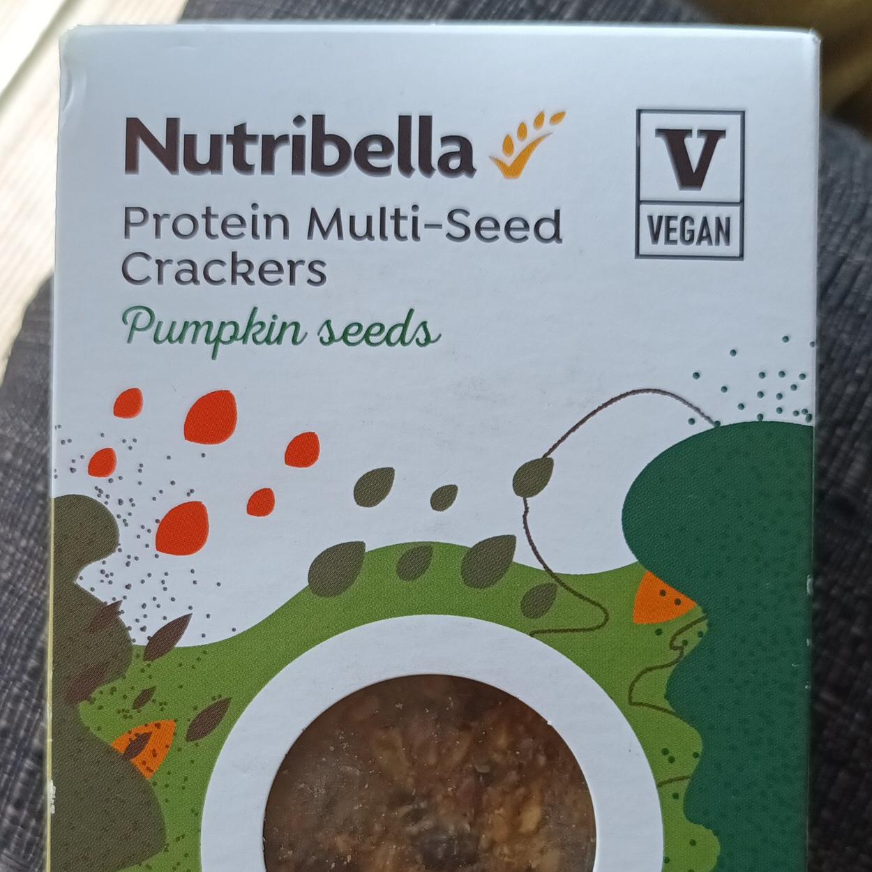 Fotografie - Protein multi-seeds crackers pumpkin seeds Nutribella