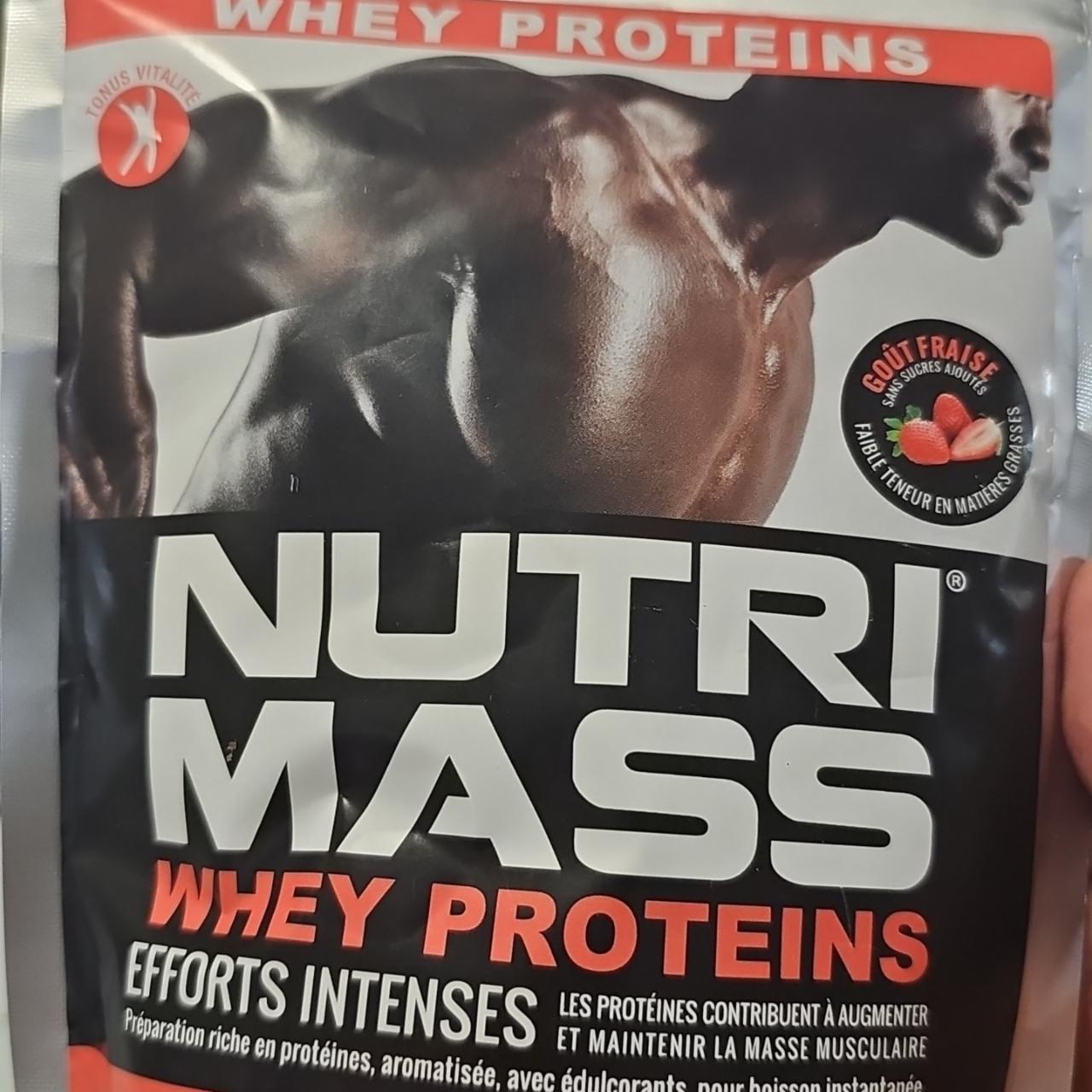 Fotografie - Mass whey protein goût fraise Nutri