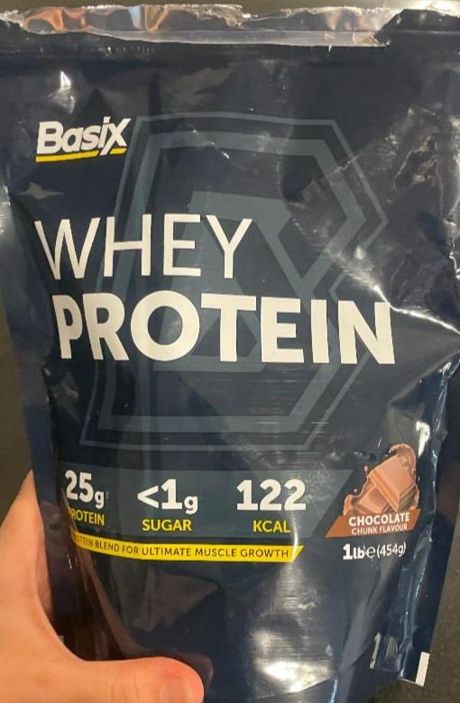 Fotografie - Whey protein chocolate chunk Basix