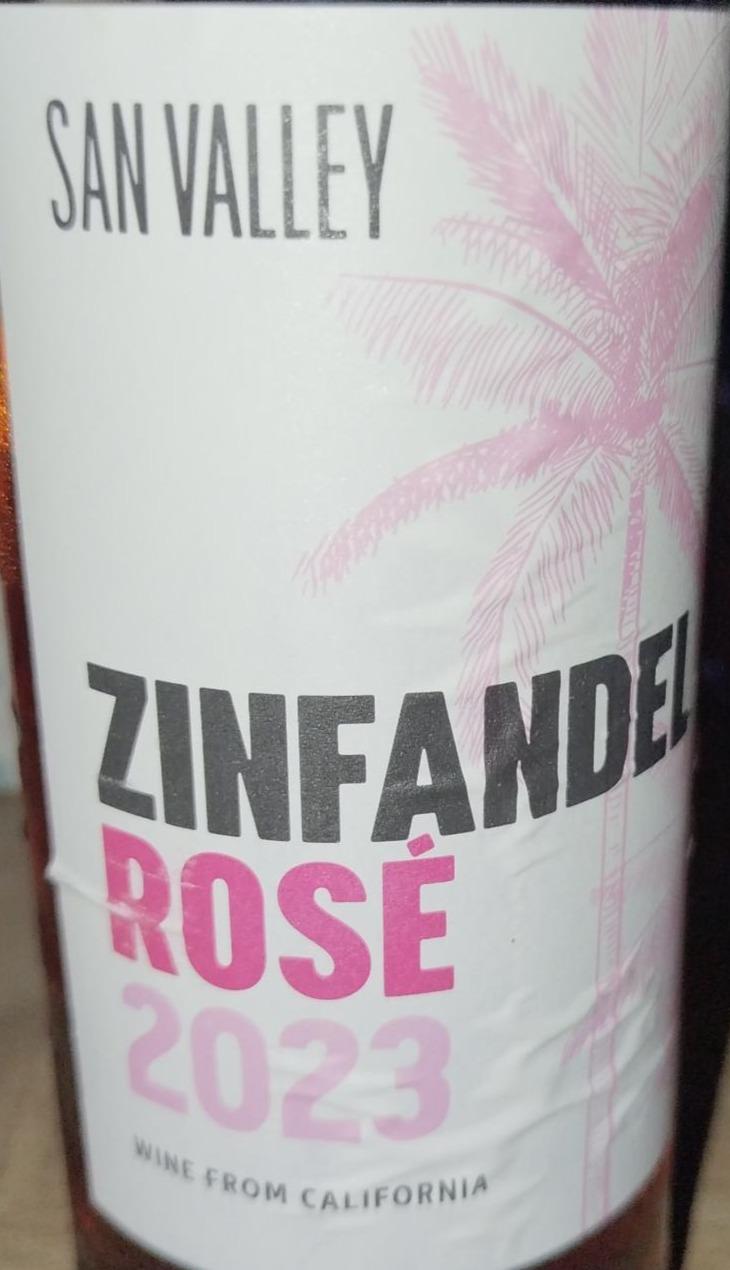 Fotografie - zinfandel rosé 2023 San Valley