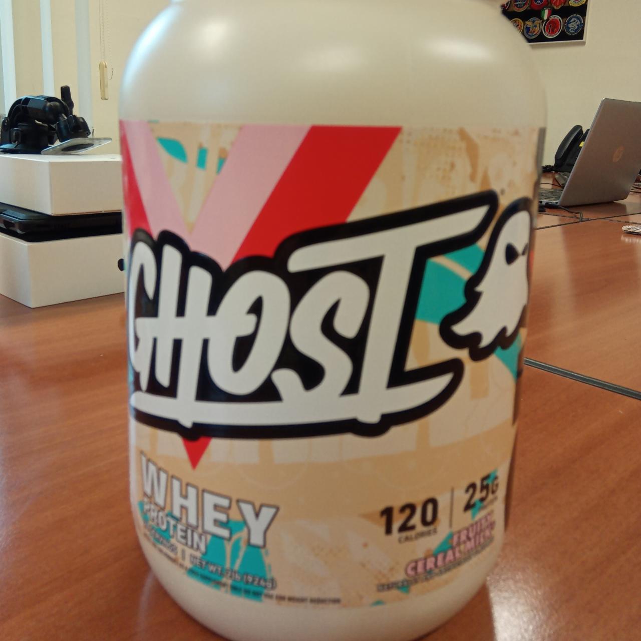 Fotografie - Whey protein fruity cereal milk Ghost