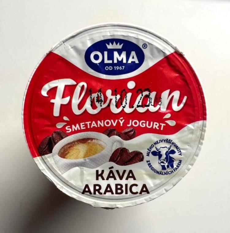 Fotografie - Florian smetanový jogurt káva arabica Olma