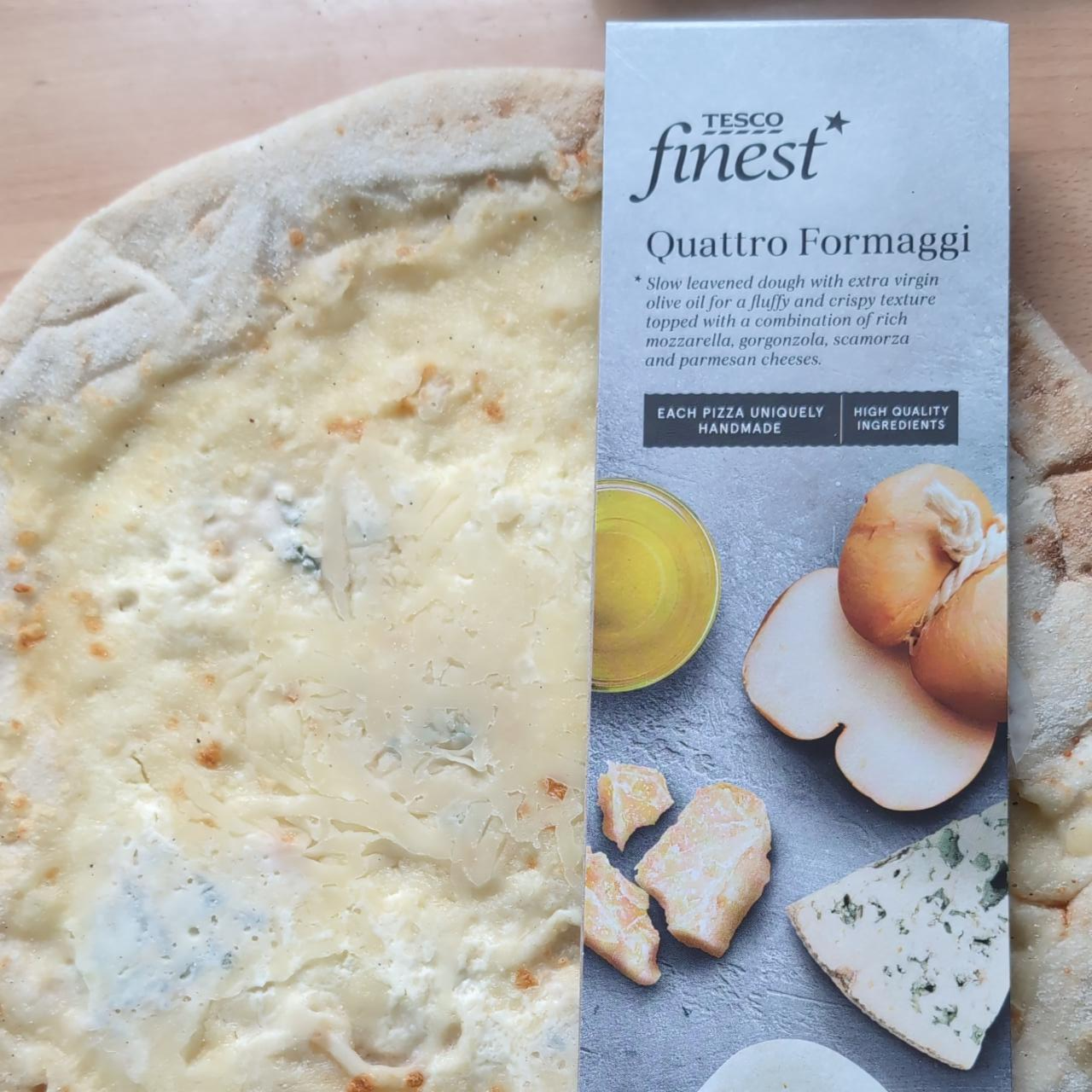 Fotografie - Quattro formaggi pizza Tesco finest