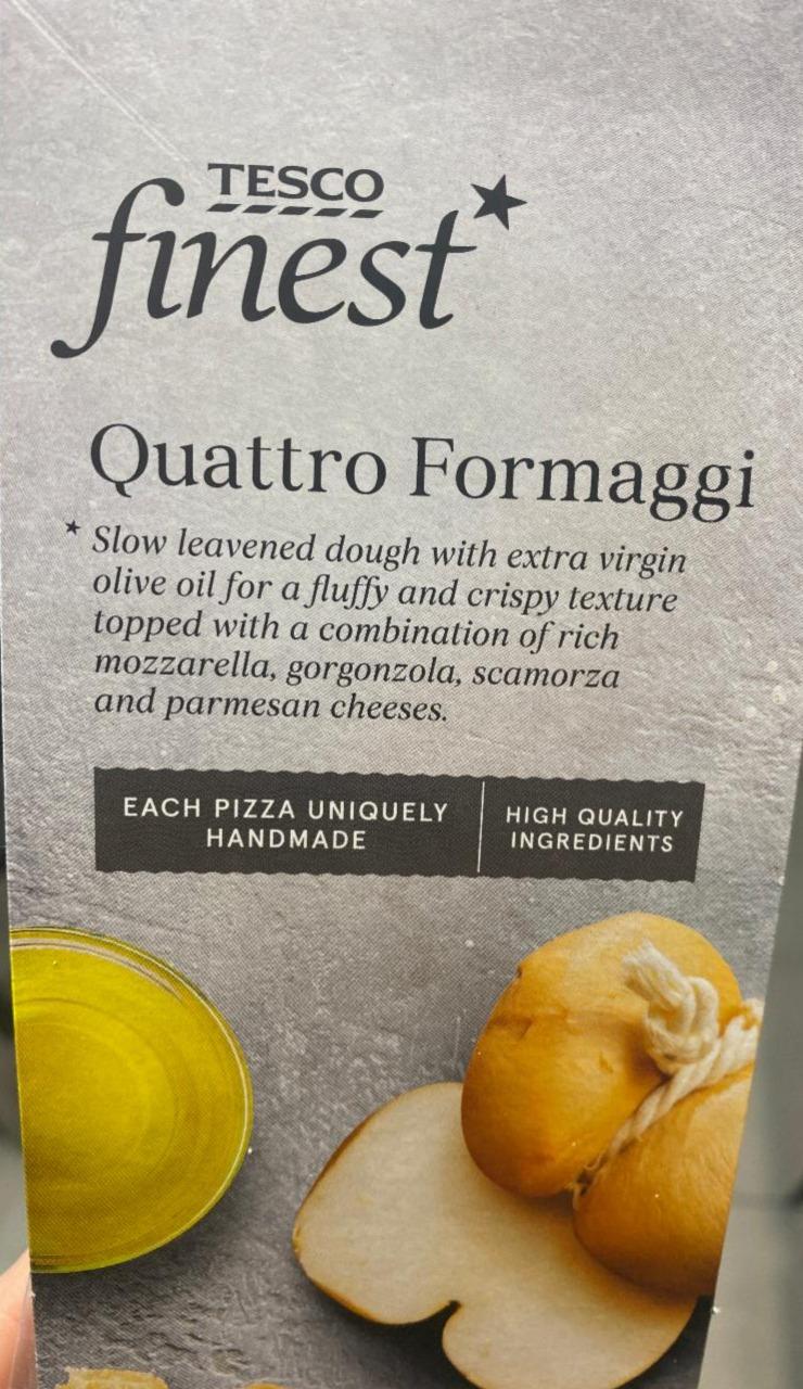 Fotografie - Quattro formaggi pizza Tesco finest