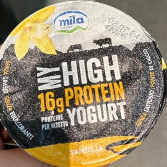 Fotografie - My high protein yogurt Vaniglia Mila