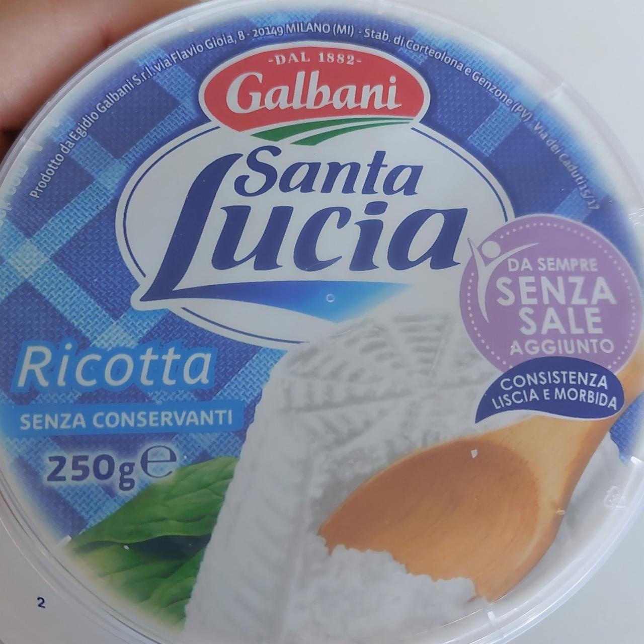 Fotografie - Ricotta Santa Lucia Galbani