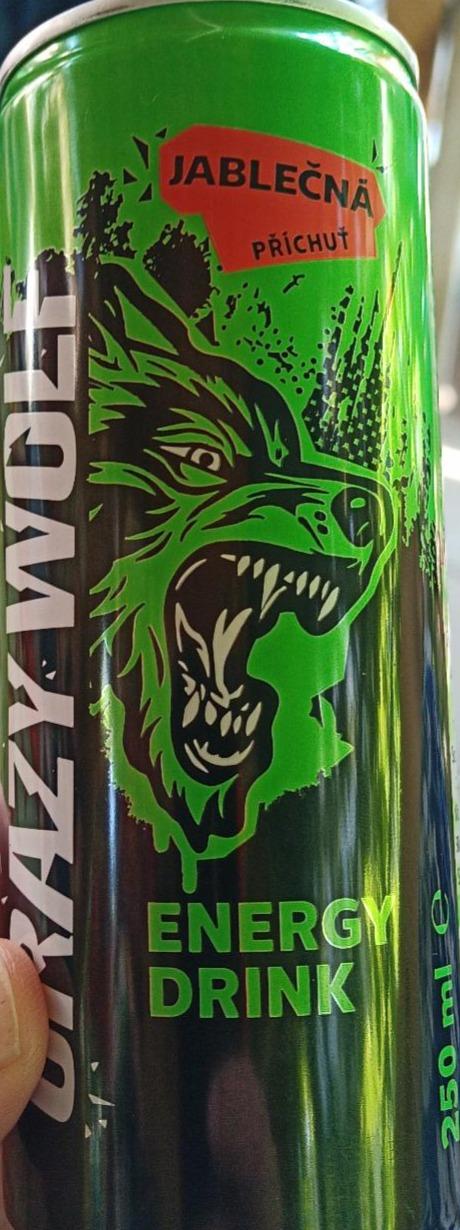 Fotografie - Energy drink jablečná přichuť Crazy Wolf