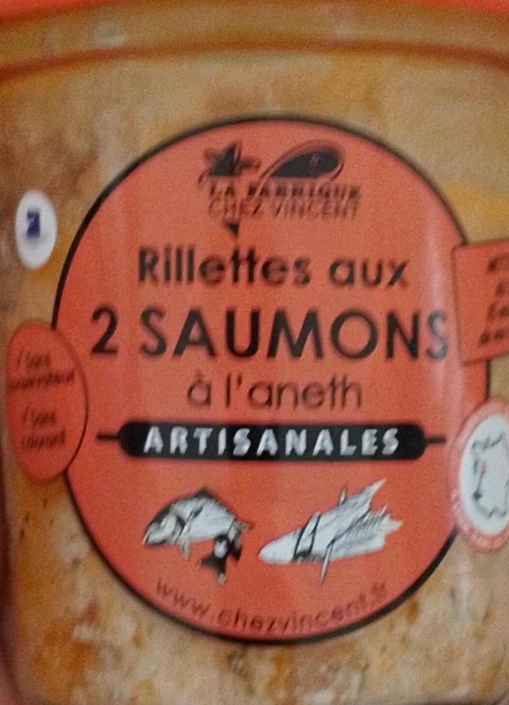 Fotografie - Rillettes aux 2 saumons á l'aneth artisanales La fabrique chez Vincent
