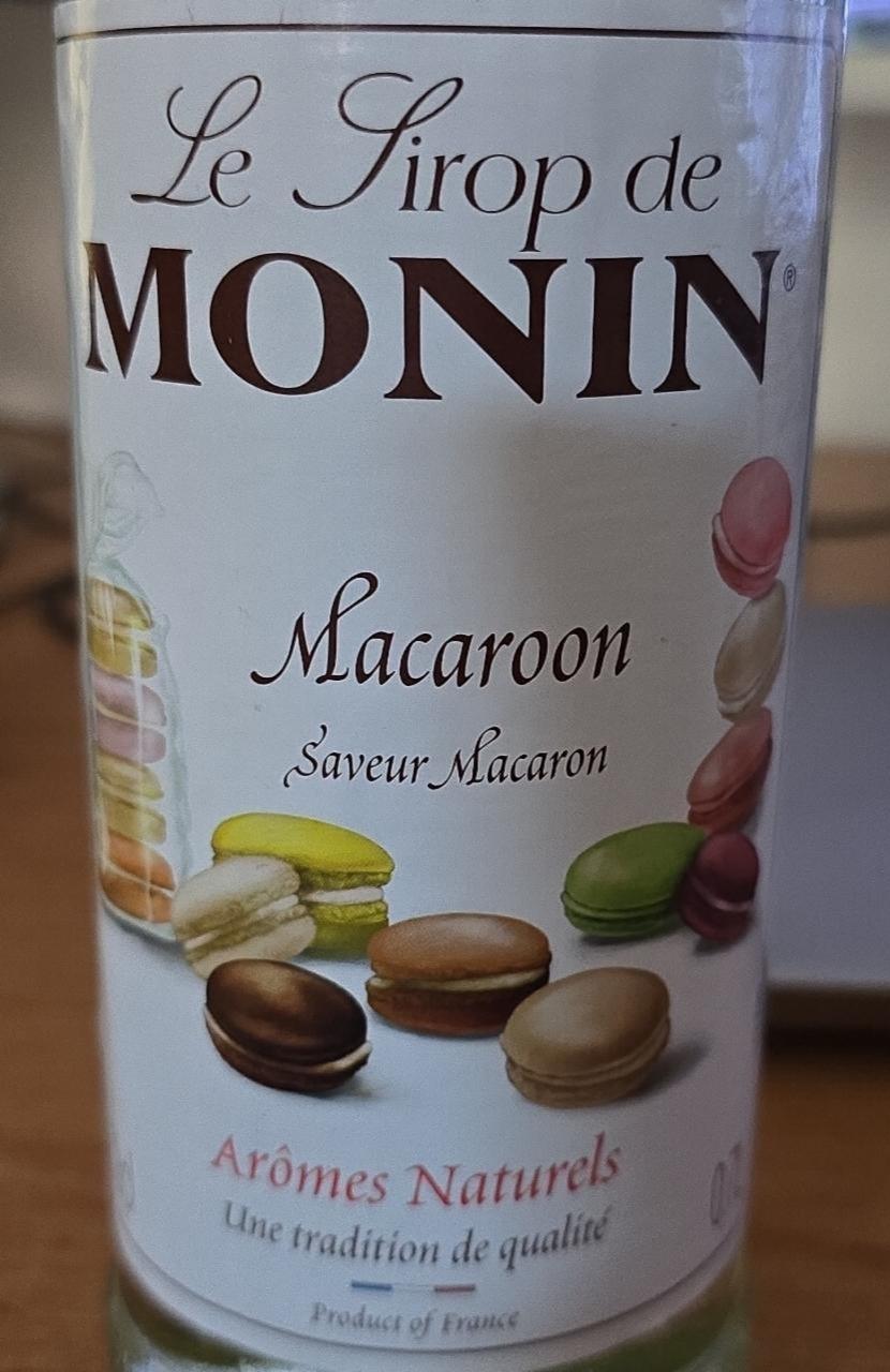 Fotografie - Macaroon Le Sirop de Monin