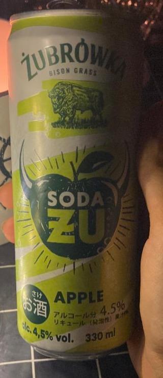 Fotografie - ŻU soda apple Żubrówka