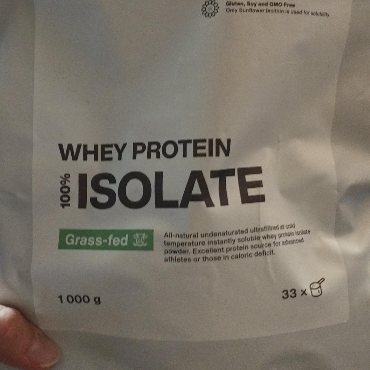 Fotografie - Whey protein 100% isolate grass-fed Vilgain