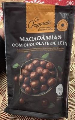 Fotografie - Macadâmias com chocolate de leite Os Originais