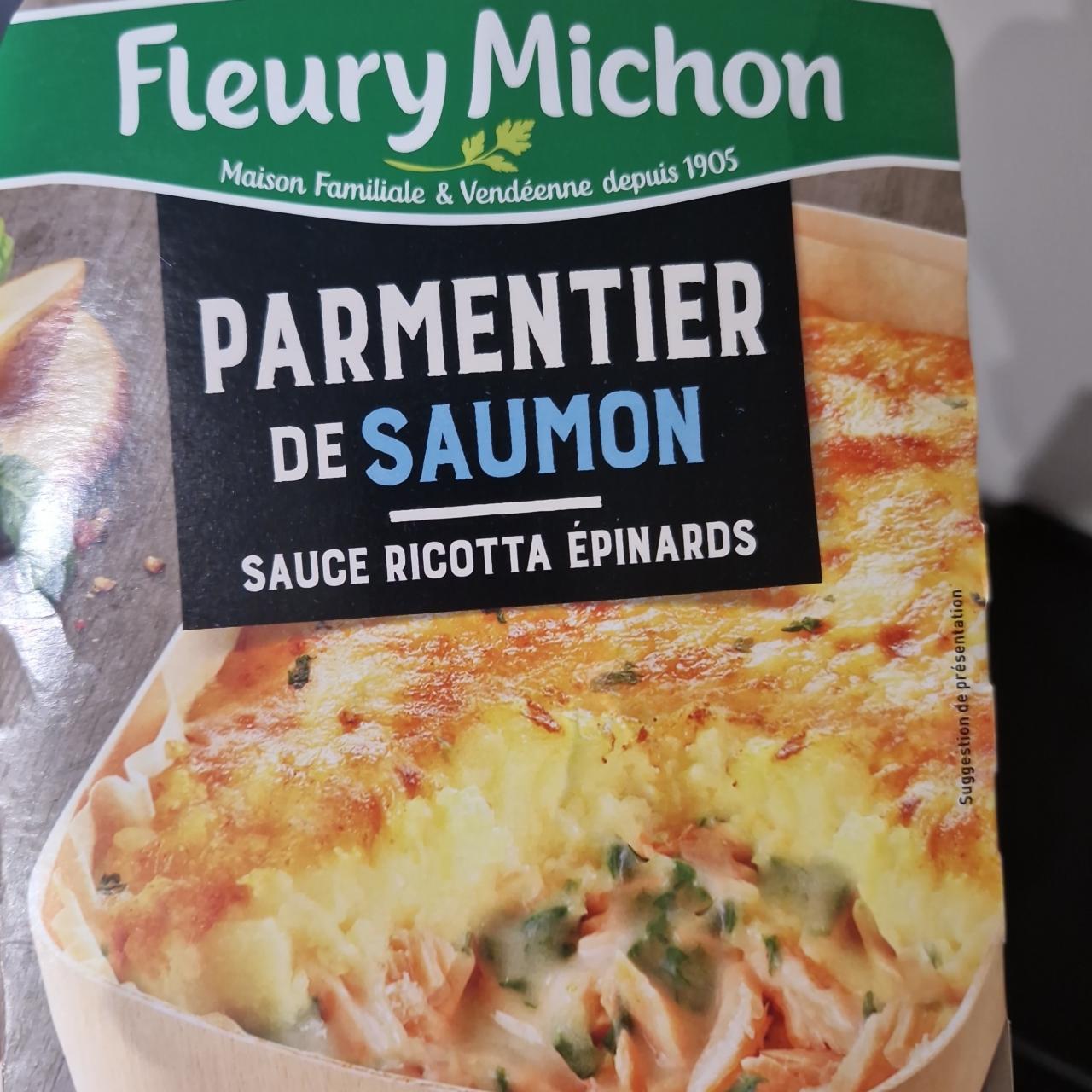 Fotografie - Parmentier de saumon sauce ricotta épinards Fleury Michon