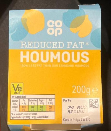 Fotografie - Reduced fat houmous Coop