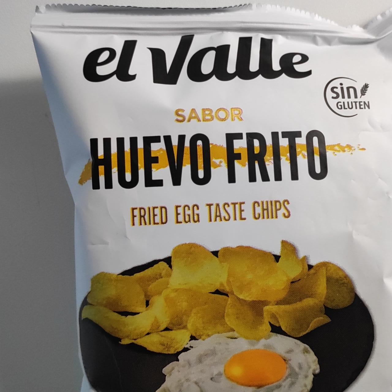 Fotografie - Huevo frito fried egg taste chips El Valle