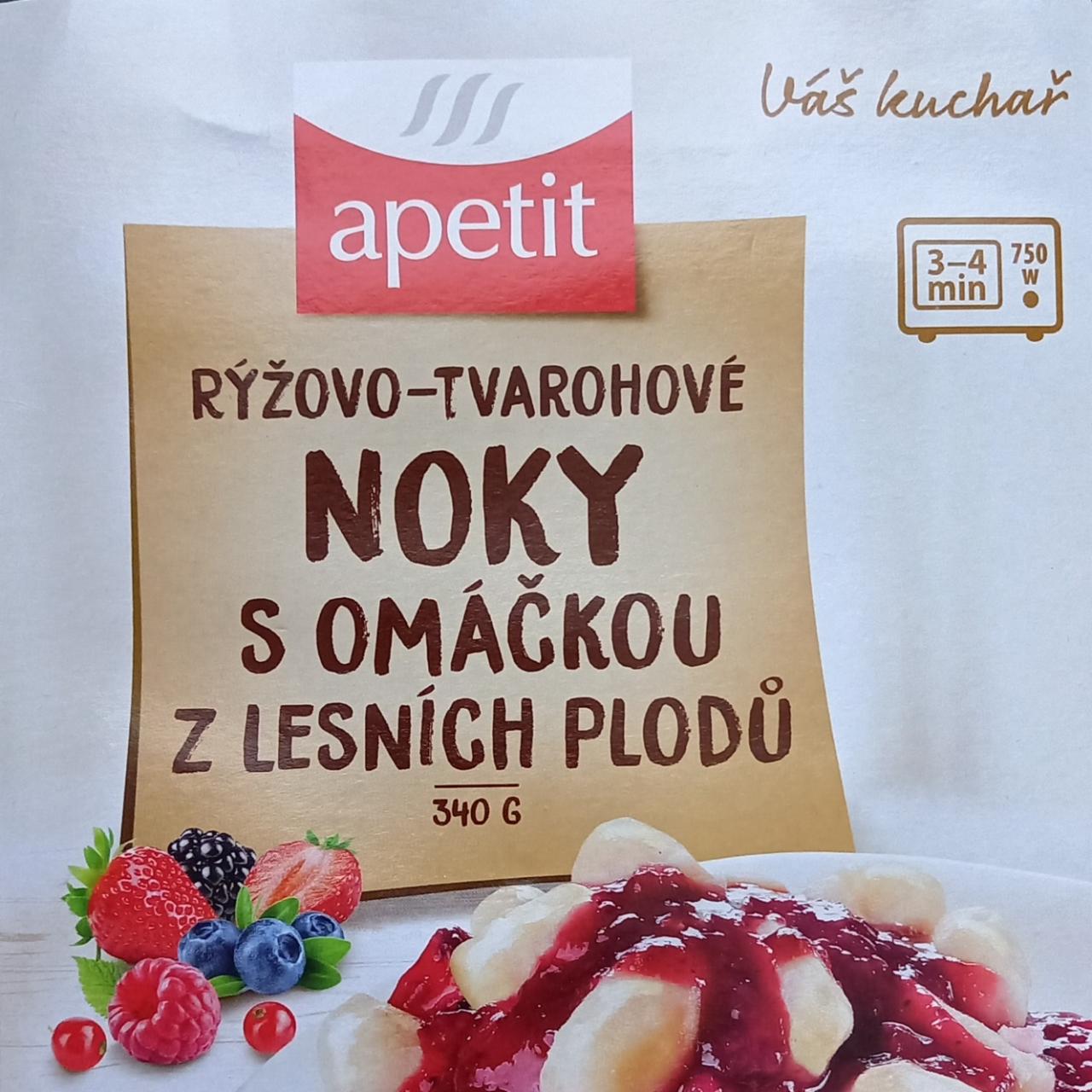 Fotografie - Rýžovo-tvarohové noky s omáčkou z lesních plodů Apetit