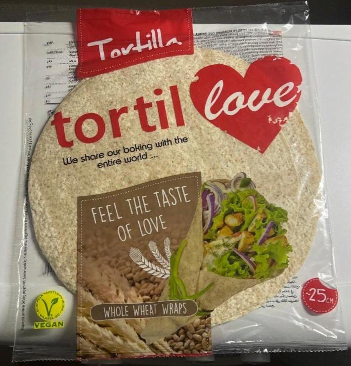 Fotografie - Tortilla whole wheat wraps Tortil love