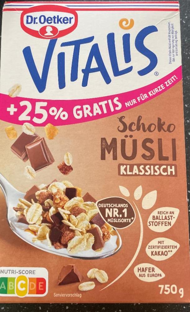 Fotografie - Vitalis schoko müsli klassisch Dr.Oetker