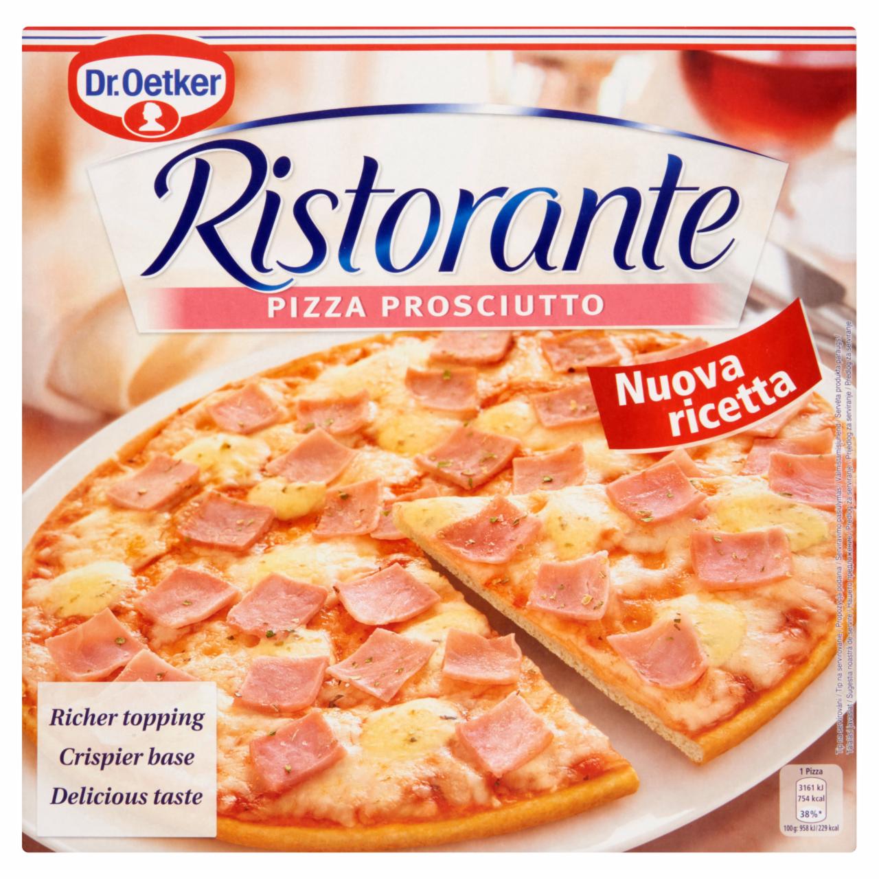 Fotografie - Ristorante pizza prosciutto Dr.Oetker