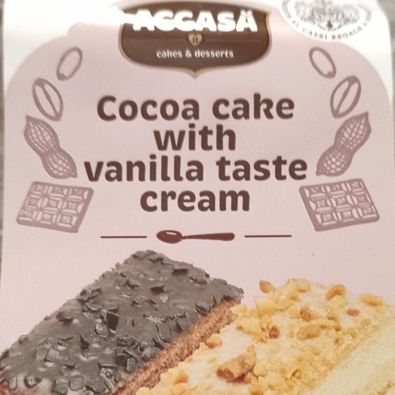 Fotografie - cocoa cake with vanilka taste cteam Accasa