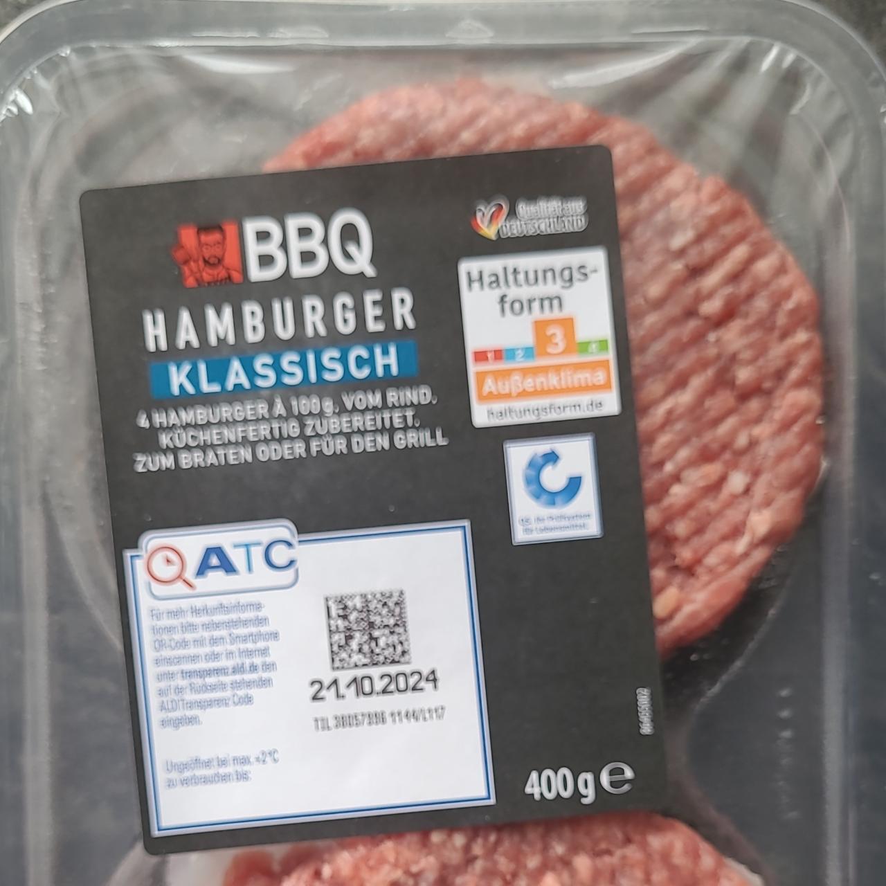 Fotografie - Hamburger klassisch BBQ