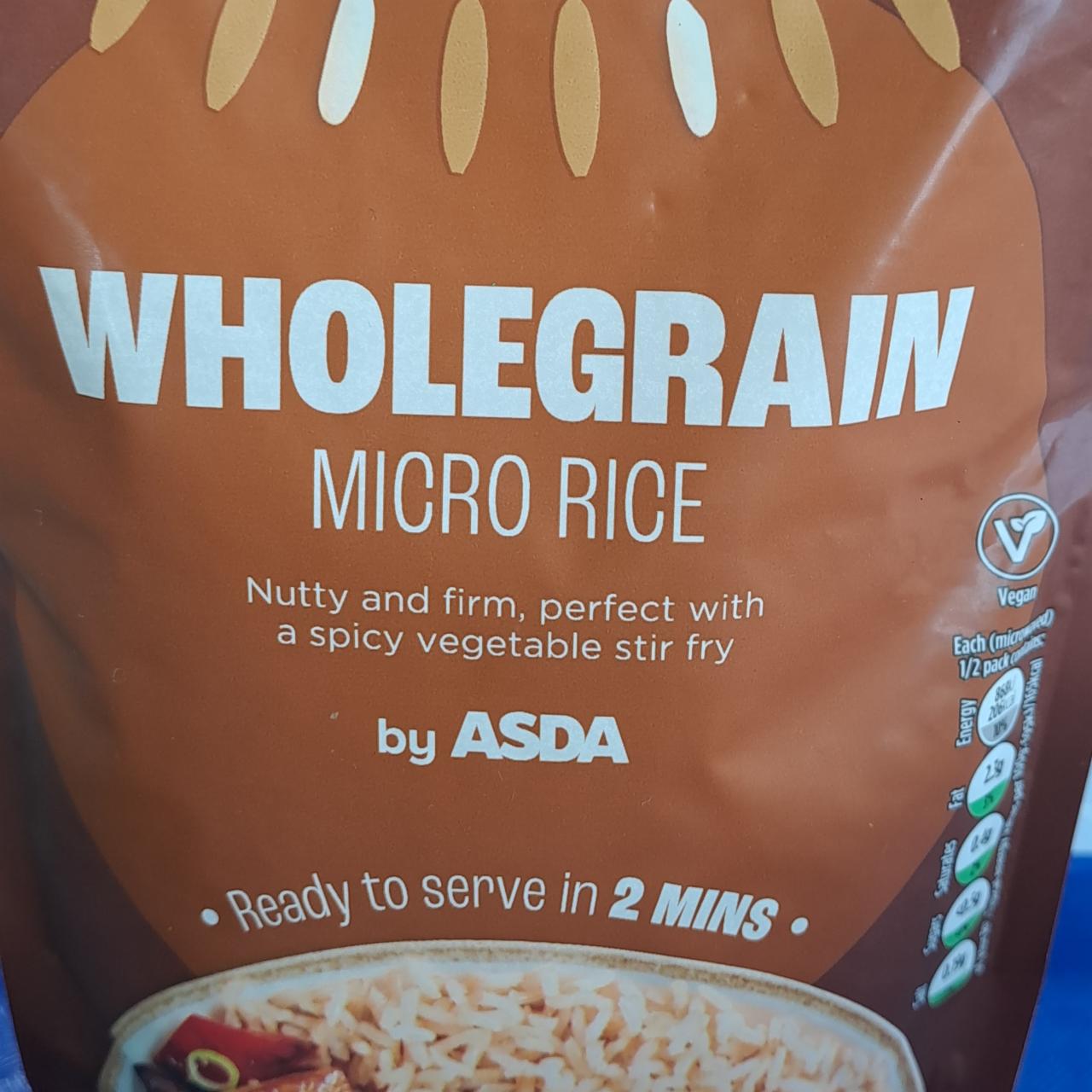 Fotografie - Wholegrain micro rice Asda