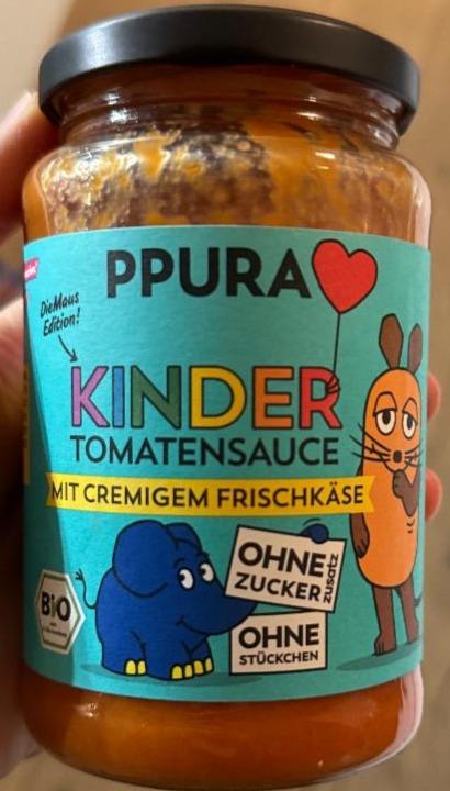 Fotografie - Kinder tomatensauce mit cremigem frischkäse Ppura