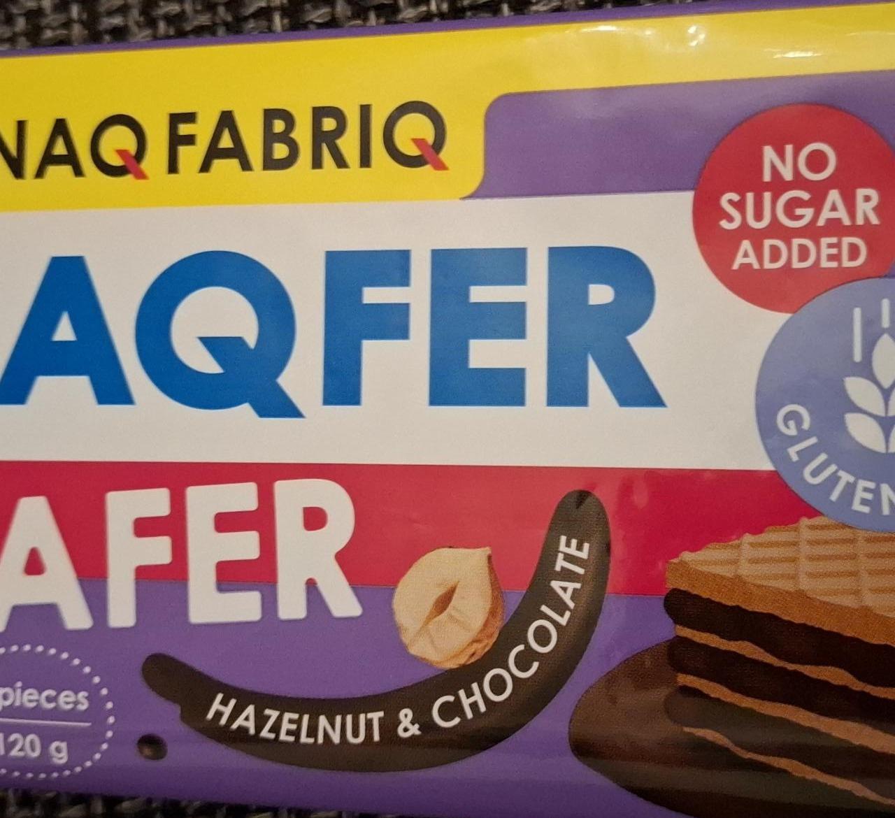 Fotografie - Snaqfer wafer hazelnut & chocolate Snaq Fabriq