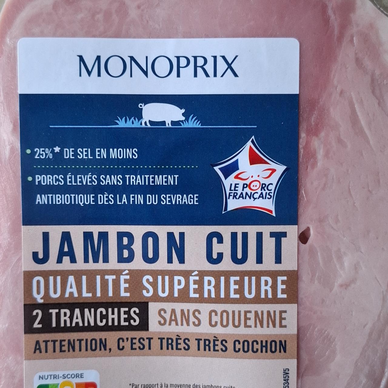 Fotografie - Jambon cuit Monoprix