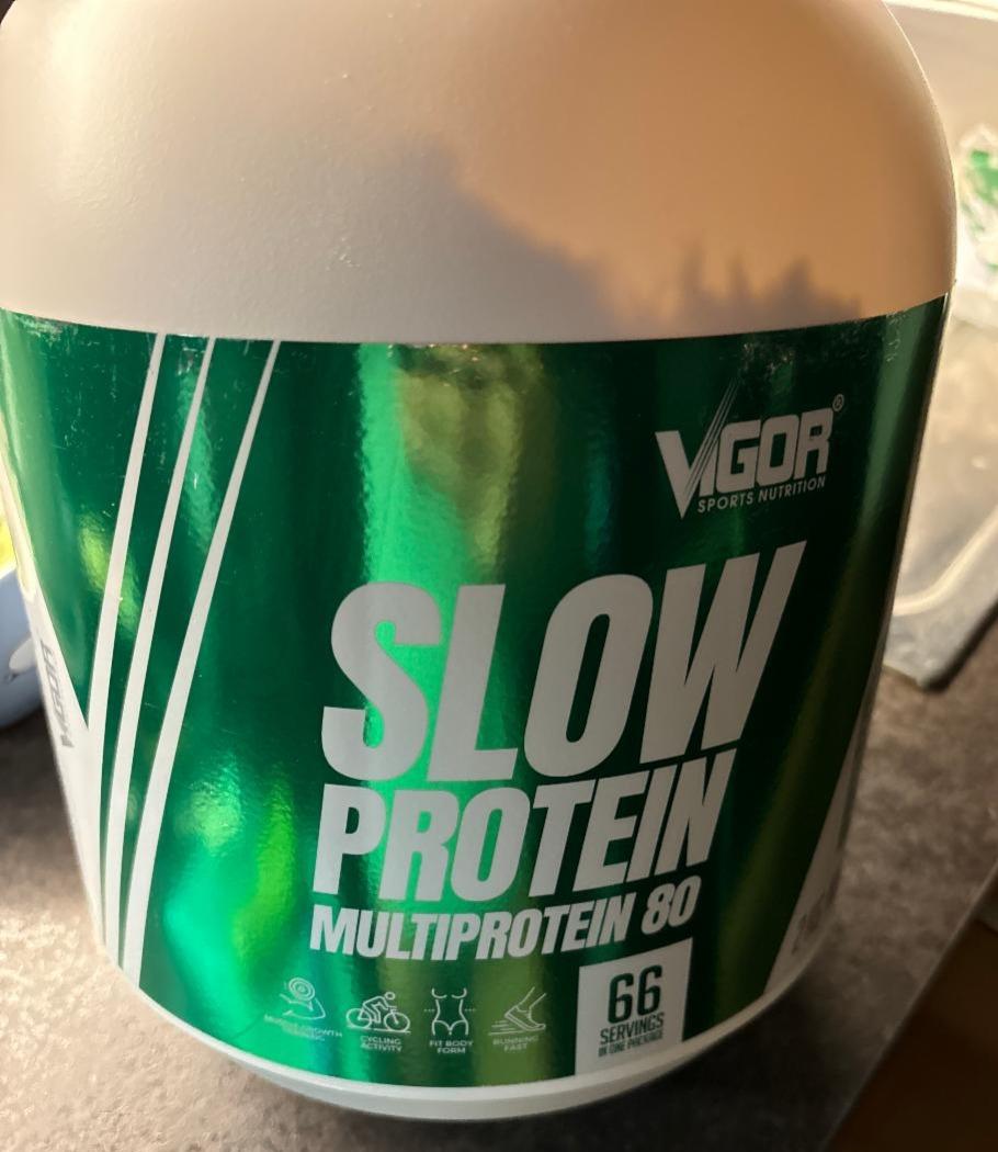 Fotografie - Slow protein multiprotein 80 coconut Vigor