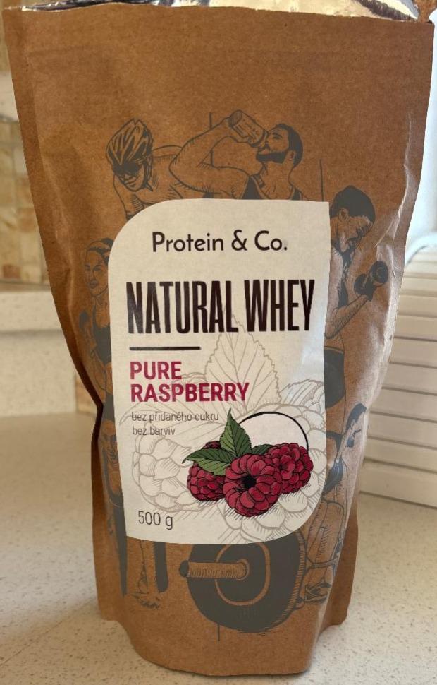 Fotografie - Natural Whey Pure Raspberry Protein & Co.