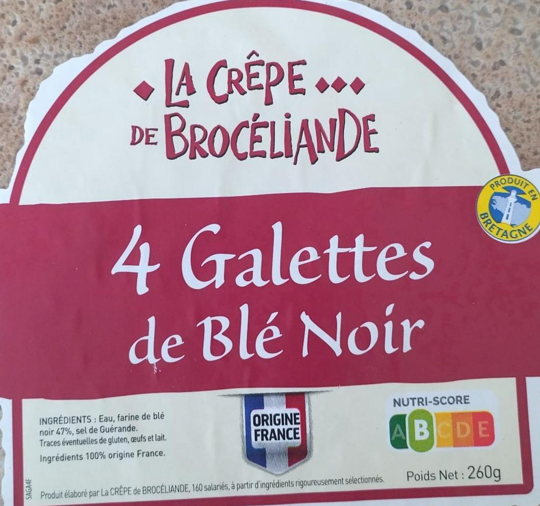 Fotografie - Galettes de blé noir La Crêpe de Brocéliande